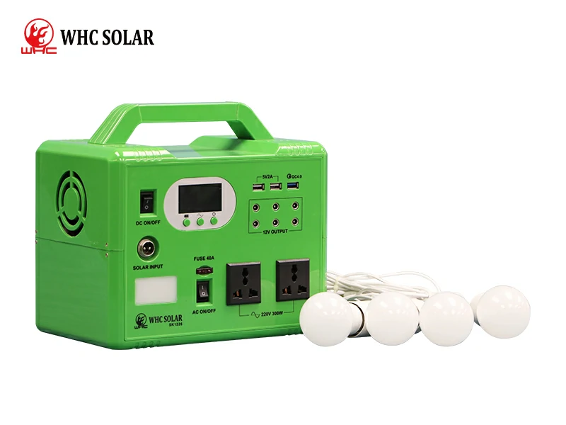 Tektrum Portable 500w (1000w Peak) Powerpack Power Source Station With  312Wh/26Ah Battery, 50w Solar Panel and Wall charger - Plug-N-Play 